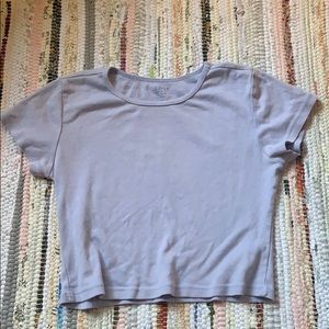 Lavender brandy melville baby tee ashlyn top